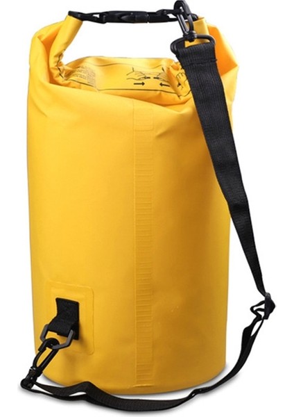 Generico Pvc Su Geçirmez Namlu Torbası, Kapasite: 30L (Sarı) (Yurt Dışından)