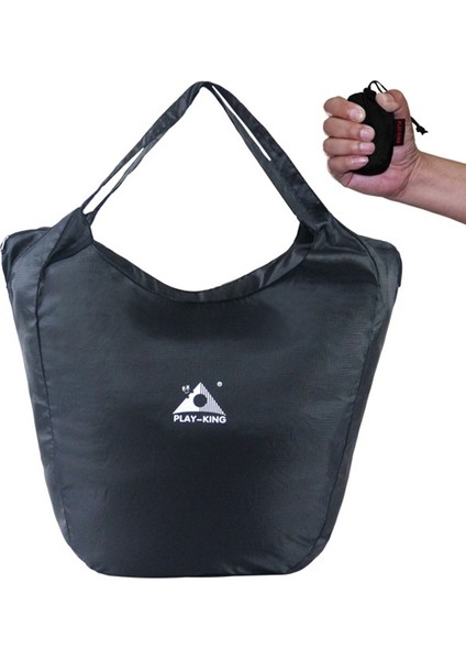 1329 Açık Tırmanma Taşınabilir Katlanabilir Katlanabilir Anti-Splash Torba Ultralight El Torbası (Siyah) (Yurt Dışından)