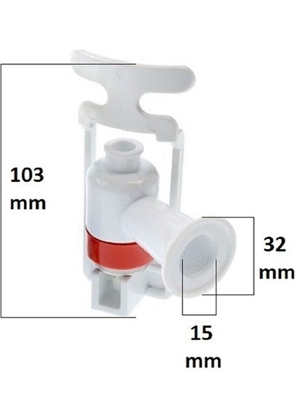 Nivic SS01A-S Su Sebili Musluğu Sıcak Soğuk İthal