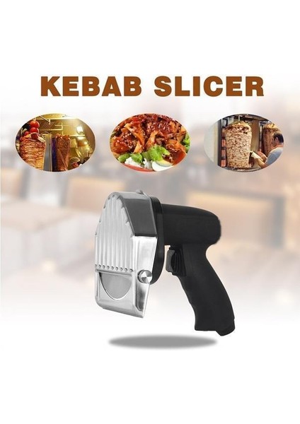 Elektirikli Döner Kesme Makinasi+Tavuk Döner Kesme Bıçağı+Motor Koruma Devreli