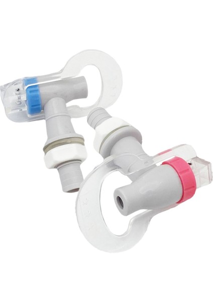 Goldmaster Uyumlu Su Sebili Musluğu Sıcak Soğuk Mavi Kırmızı Dıştan Dişli