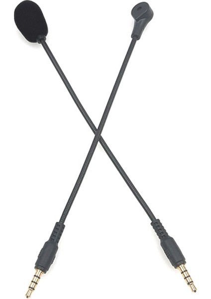 ZJ033MR-03 19CM 4 Lev Pin 3.5mm Düz Fiş Mikrofonu (Yurt Dışından)