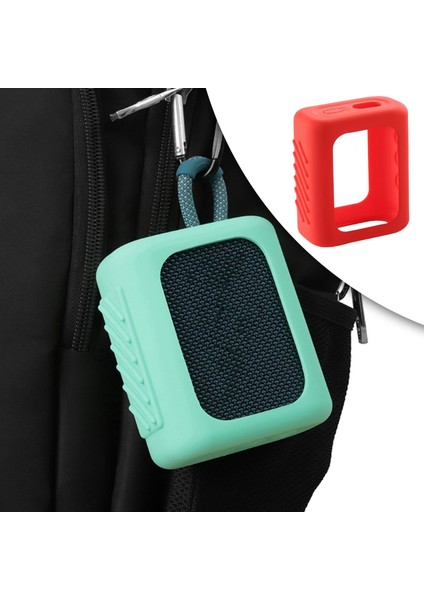 Hoparlör Silikon Kapak Çanta Kanca ile Koruyucu Kılıf Toz Geçirmez Yumuşak Git 3 Kırmızı (Yurt Dışından) modelleri