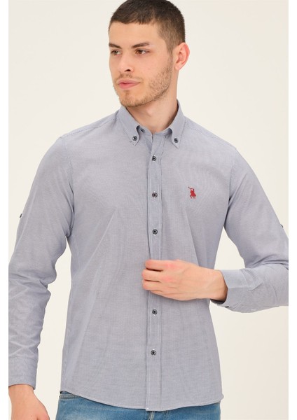 G770 Dewberry Erkek Gömlek-Lacivert