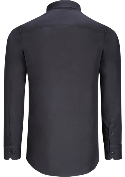 Ikili Set G725 Dewberry Erkek Gömlek-Siyah-Lacivert modelleri