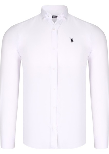 Ikili Set G725 Dewberry Erkek Gömlek-Beyaz-Lacivert fiyatları