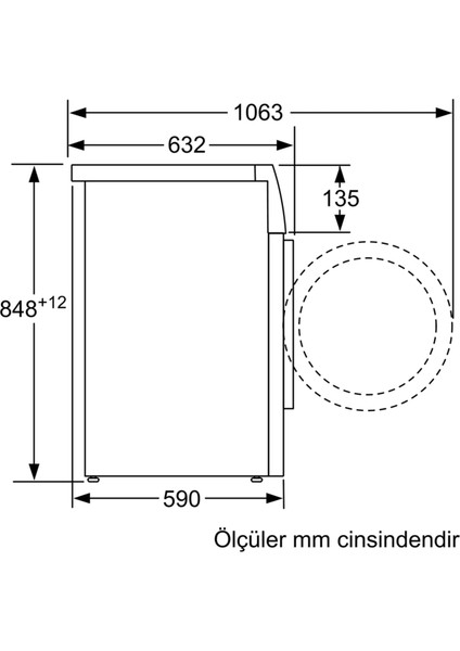 IQ100 WM10J181TR 8 kg 1000 Devir Çamaşır Makinesi