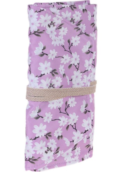 Lila Rulo Sanatsal ve Organizer Kalem Çantası