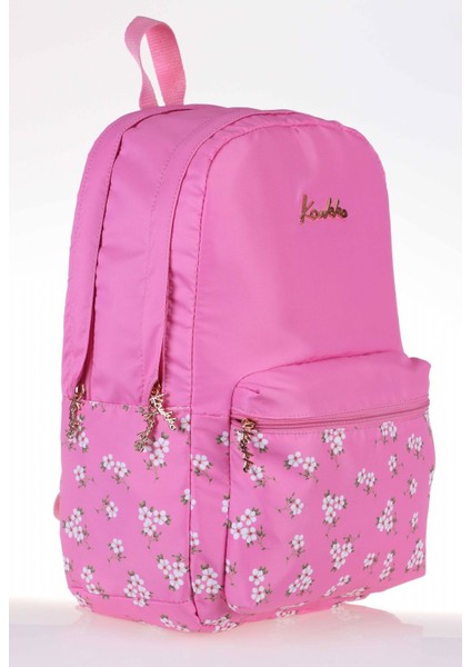 Soft Floral Pembe Çiçekli Okul ve Günlük Sırt Çantası fiyatları