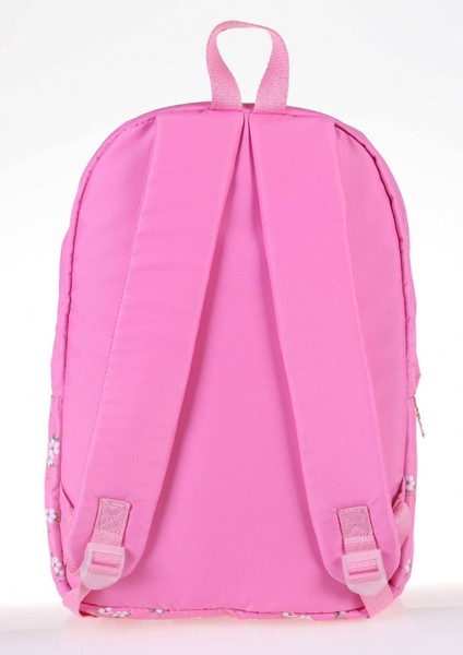 Soft Floral Pembe Çiçekli Okul ve Günlük Sırt Çantası modelleri