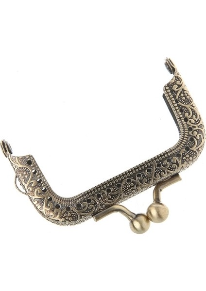 10 Adet Kare Kabartmalı Cüzdan Çanta Metal Saplı Gümüş Rengi (Yurt Dışından) fırsatları