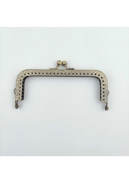 10 Adet Kare Kabartmalı Cüzdan Çanta Metal Saplı Gümüş Rengi (Yurt Dışından) indirimleri