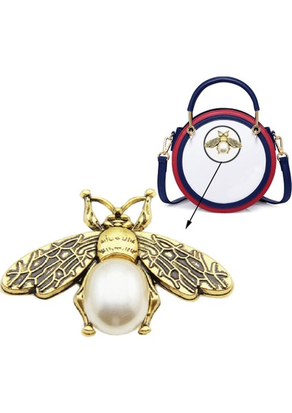 5 Adet Bagaj Metal Arı Süslemeleri Antik Altın (Yurt Dışından) fiyatları