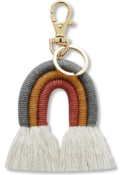 2 Adet Bohem T Çanta Kolye Gri Renk K68215 (Yurt Dışından)