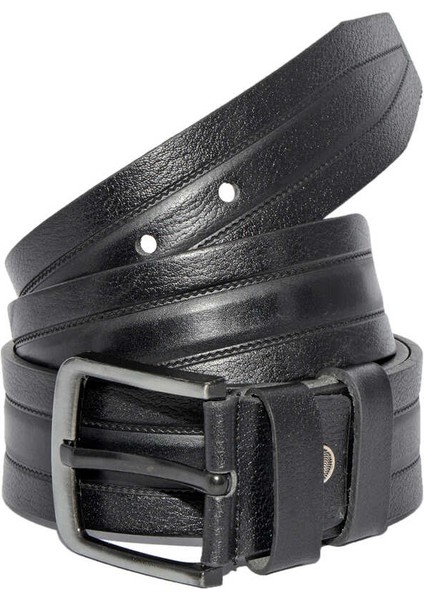 Siyah Hakiki Deri Desenli Model 4.5 Cm.lik Spor Kot Kemer - 500-61 fiyatları