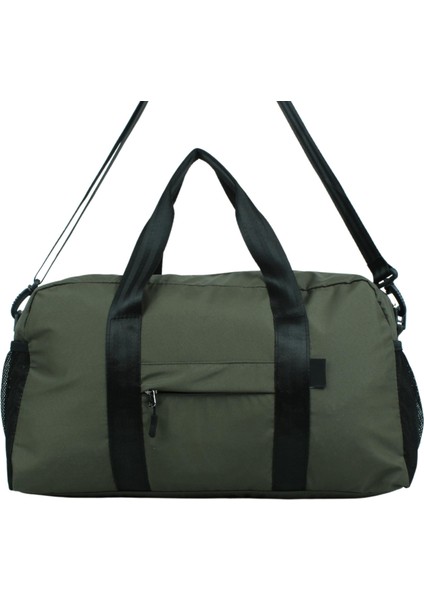 30X50X16 cm Yeşil Paraşut Kumaş Plaj Spor ve Seyahat Çantası modelleri