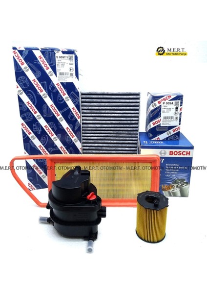 Peugeot 307 1.4 Hdi Dizel Filtre Bakım Seti (2002-2005)