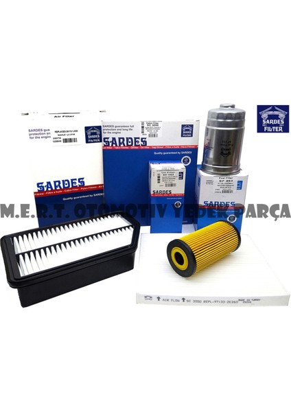 Hyundai IX35 2.0 Crdi Dizel Filtre Bakım Seti