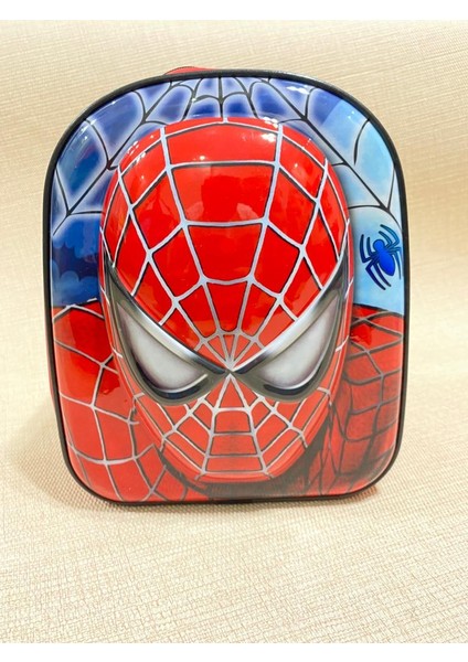 3D Kabartmalı Anaokulu Kreş Örümcek Adam Sırt ÇANTASI 30-12CM