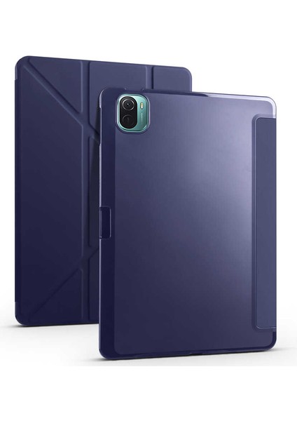 Xiaomi Mi Pad 5 Kılıf Kalemlikli Premium Standlı Katlanabilir Uyku Modu Özellikli Tablet Kılıfı