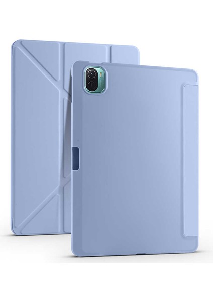 Xiaomi Mi Pad 5 Kılıf Kalemlikli Premium Standlı Katlanabilir Uyku Modu Özellikli Tablet Kılıfı