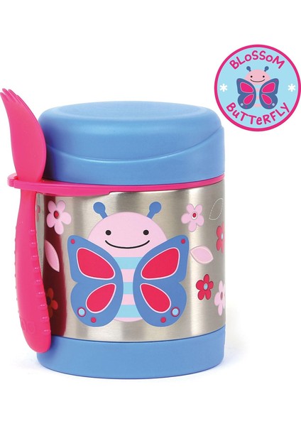 Skip Hop Zoo Paslanmaz Çelik Termos 325ML Kelebek