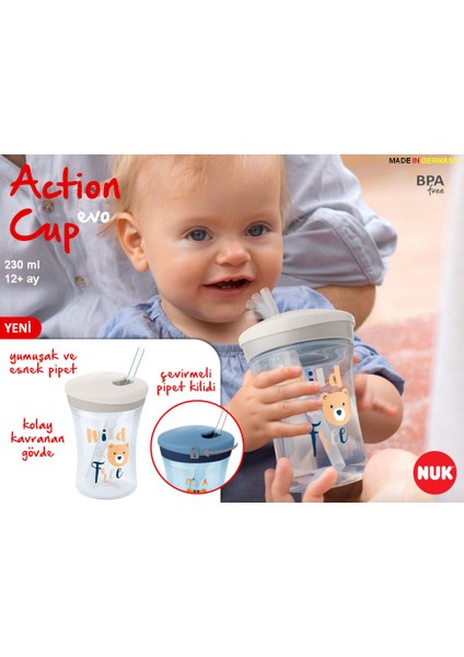 Evolution Action Cup 230 ml 751136 Mavi