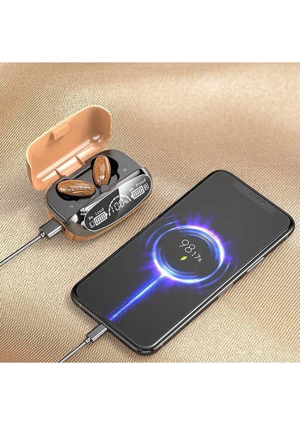 M35 Tws Bluetooth-5.2 Stereo Spor Kulaklık, Şarj Kutusu Mikrofonlu(Yurt Dışından)
