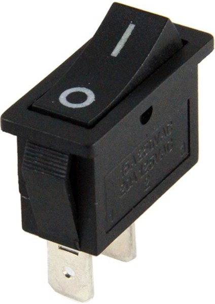 IC-116 Tekli Dar Işıksız Anahtar (On)-Off 2p Yaylı
