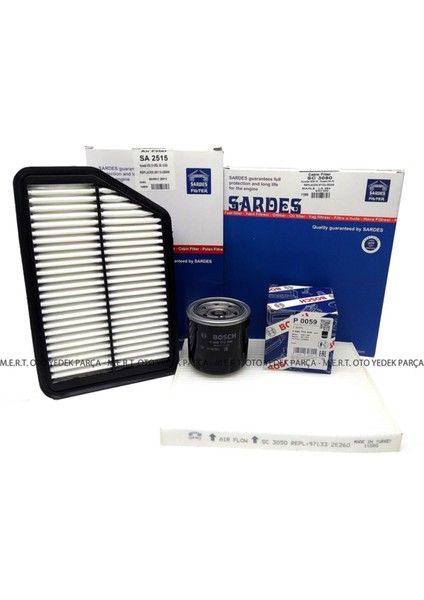 Hyundai IX35 1.6 Benzinli Filtre Bakım Seti (2011-2015)