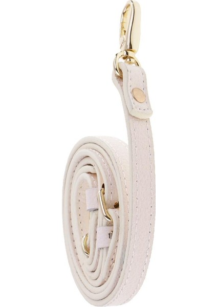 Ayarlanabilir Inek Deri Omuz Çantası Kayış Crossbody Çanta Yedek Beyaz(Yurt Dışından)