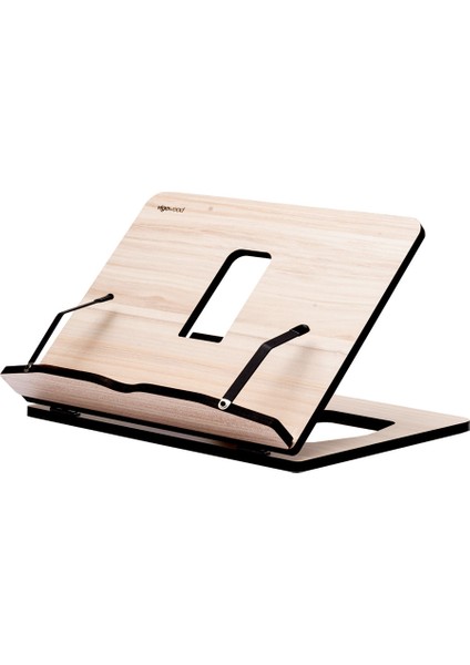 Ahşap Kitap Okuma ve Tablet Standı