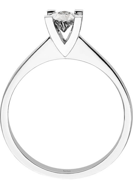 0,40 Karat Görünümlü Pırlanta Tektaş Yüzük 0441R0013 modelleri