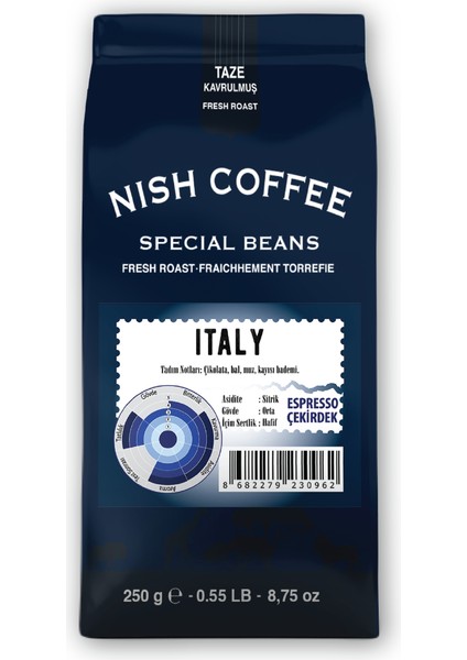 Nish Kahve Espresso Italy Kahve 250 gr