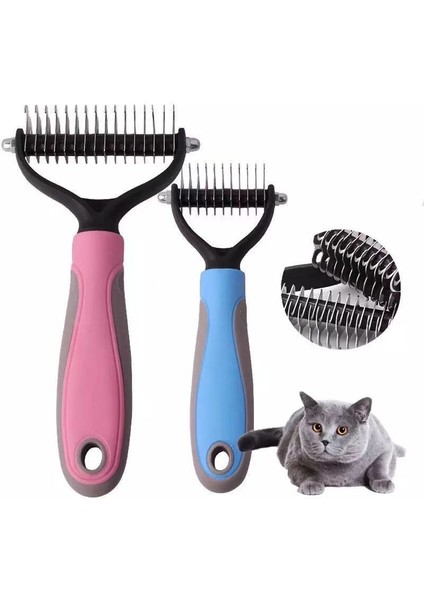 Kedi Köpekler Tüy Dökücü Tarak Dolk Açıcı Kürk Kırpma Tüy Dökülme Fırçası Tımar Aletleri(Yurt Dışından)
