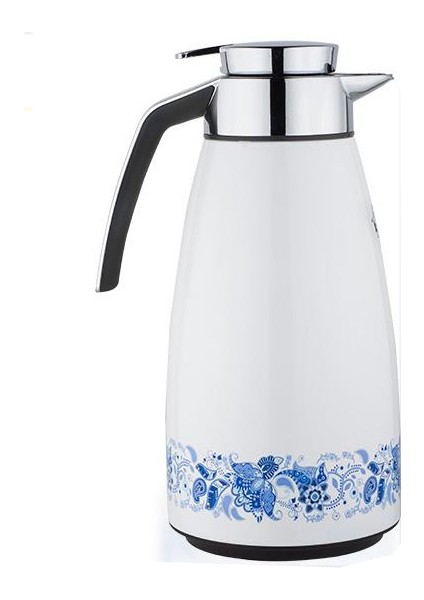 Çiçek Desenli Iç Cam 1.9 Litre Inox Termos PNG-3008