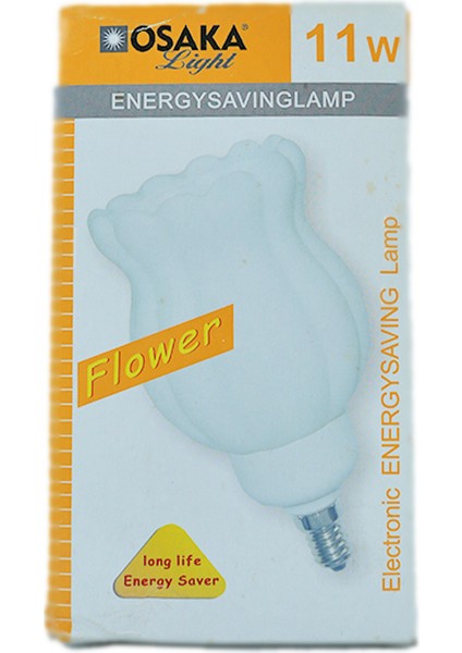 11W 220-240V 460LM 4000K E14 Çiçek Kafa Tasarruflu Ampul