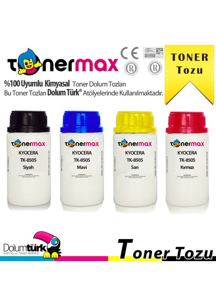 Kyocera Mita TK-865 / Taskalfa 250CI / 300CI Set Toner Tozu