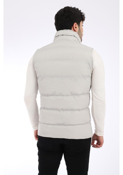 Stil Kombin Uzun Fermuar Cepli Çapraz Şişme Yelek Pldp 2923 fırsatları