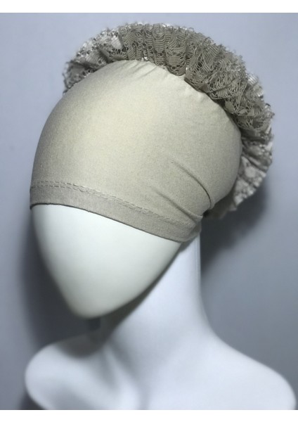 Dantelli Fırfırlı Bone
