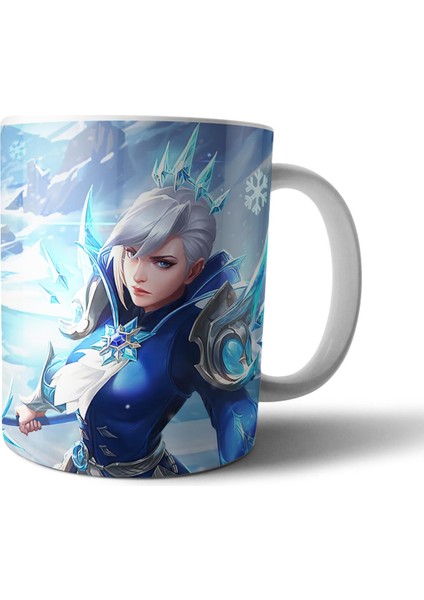 Mobile Legends Silvanna Frost Queen Kupa Bardak Model 1