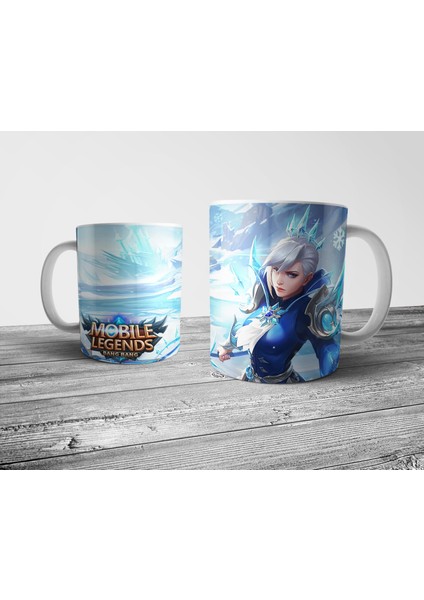 Mobile Legends Silvanna Frost Queen Kupa Bardak Model 1 fiyatları