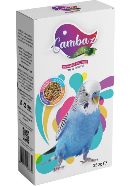 Cambaz 250 g Muhabbet Kuşu Yemi