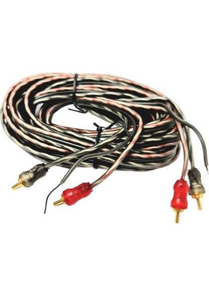 2rca-2rca 5metre Oto Amfi Kablosu Silikon