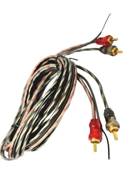 2rca-2rca 5metre Oto Amfi Kablosu Silikon