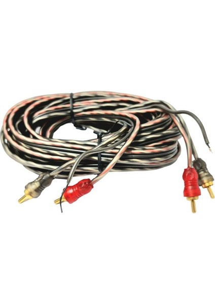 2rca-2rca 5metre Oto Amfi Kablosu Silikon