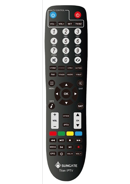 Weko Kr Sungate Tıtan Iptv Hd Tv Kontrollü Uydu Alıcı Kumandası