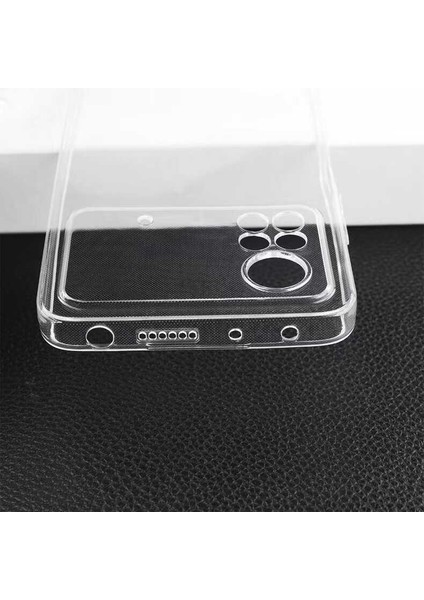 Case 4U Xiaomi Poco M4 Pro 4G Kılıf Kamera Korumalı Yumuşak Şeffaf Ince Süper Silikon