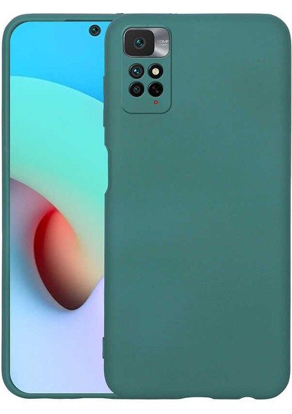 Xiaomi Redmi Note 11 Pro 5G Kılıf Kamera Korumalı Içi Kadife Logosuz Mara Lansman Silinebilir Kılıf Koyu Yeşil