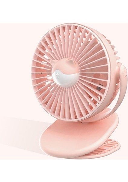 MF004 Yurt Masaüstü Office Boğazı Mini Taşınabilir USB Klip Fan (Pembe) (Yurt Dışından)